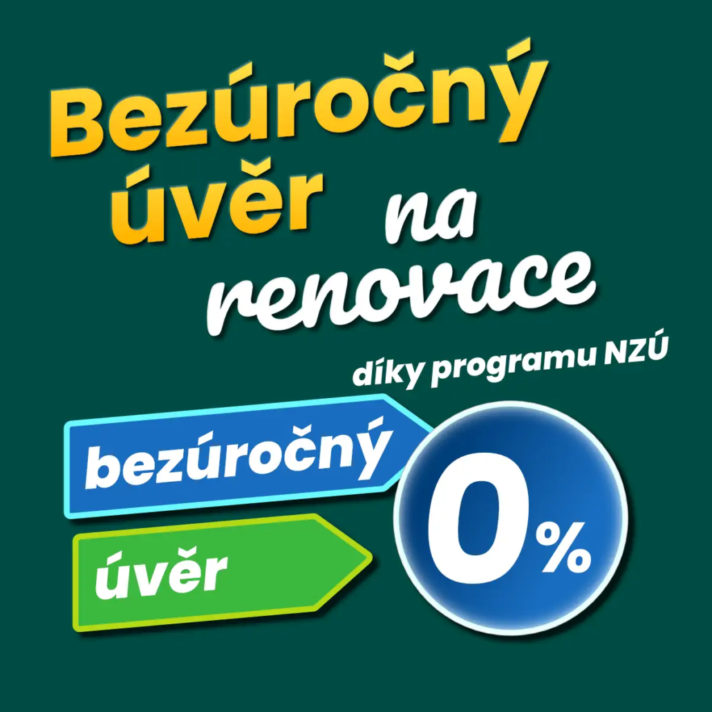 Bezúročný úvěr na renovace rodinných domů